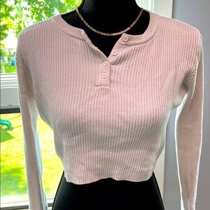 Brandy Melville Ribbed Crop Top